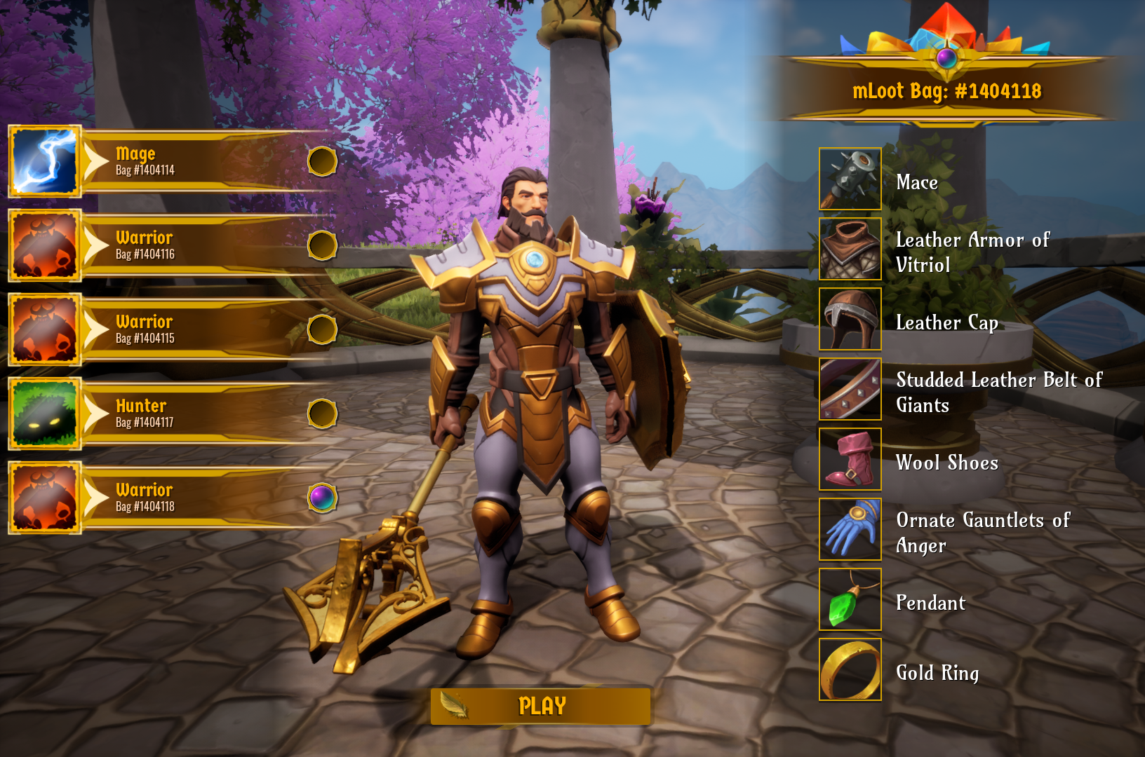 Character Selection Screen
